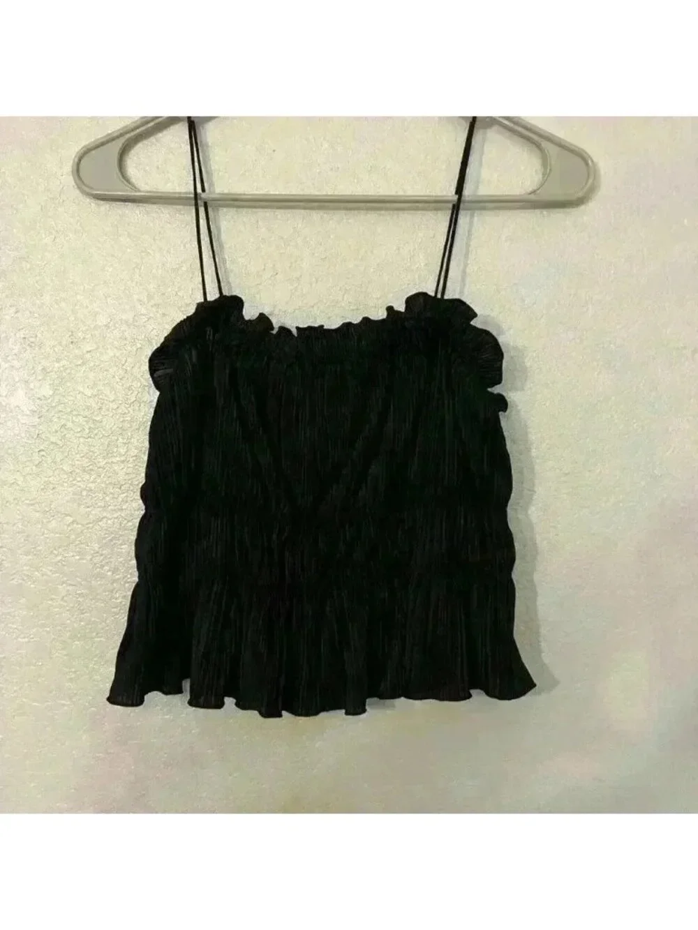 scrunch tank top crop top - Picture 5 of 6